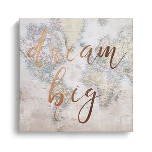 NWB Sound Gallery “Dream Big” Wireless Bluetooth Wall Art Speaker 24-in x 24-in